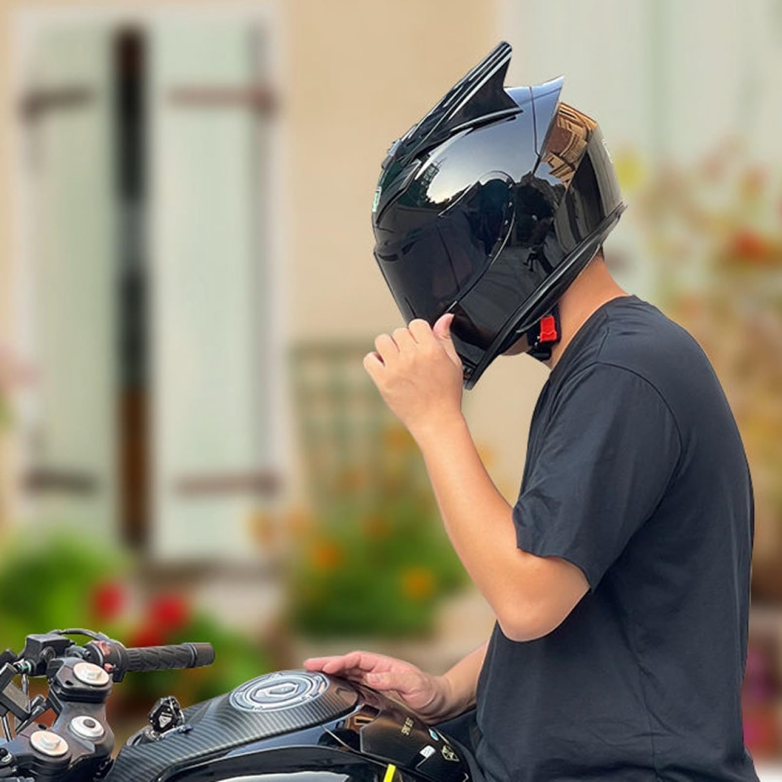 Amazon.co.jp: バイクヘルメット フルフェイス メンズ レディース